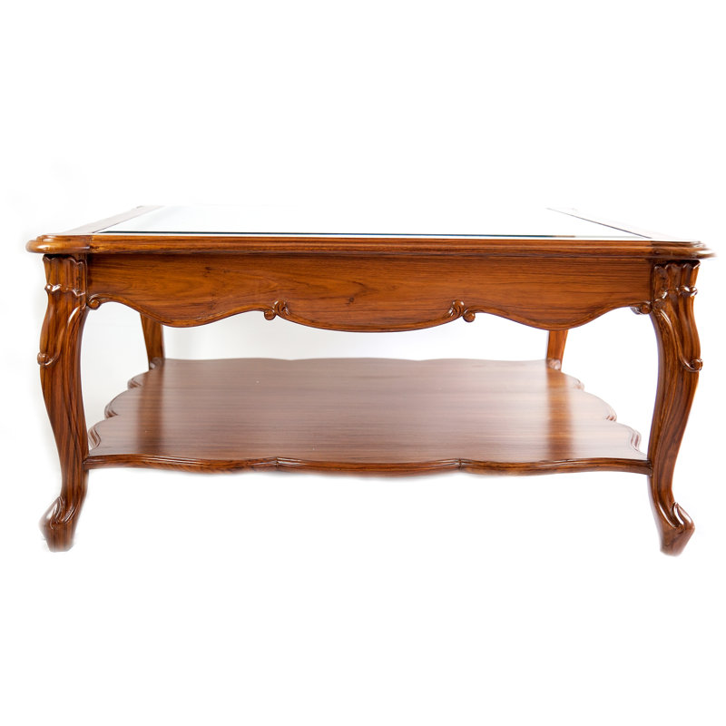 The Silver Teak Coffee Table Wayfair
